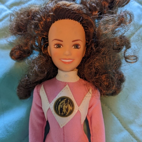 Vintage Pink Power Ranger Doll Barbie Bandai - Picture 2 of 5